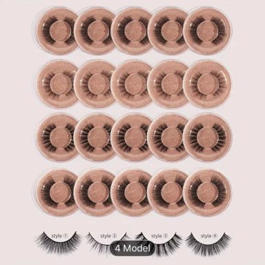 Natural Slender False Eyelashes 