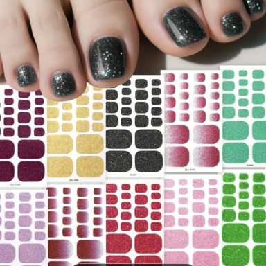 Gel Nail Wraps(Toes and finger Nails) 